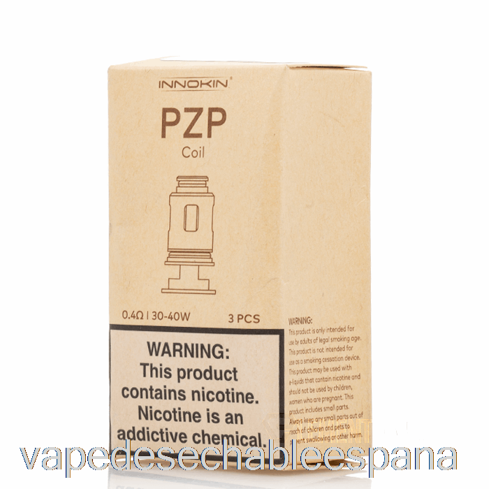 Bobinas De Repuesto Vape Desechables España Innokin Pzp Bobinas Pzp De 0.4ohm